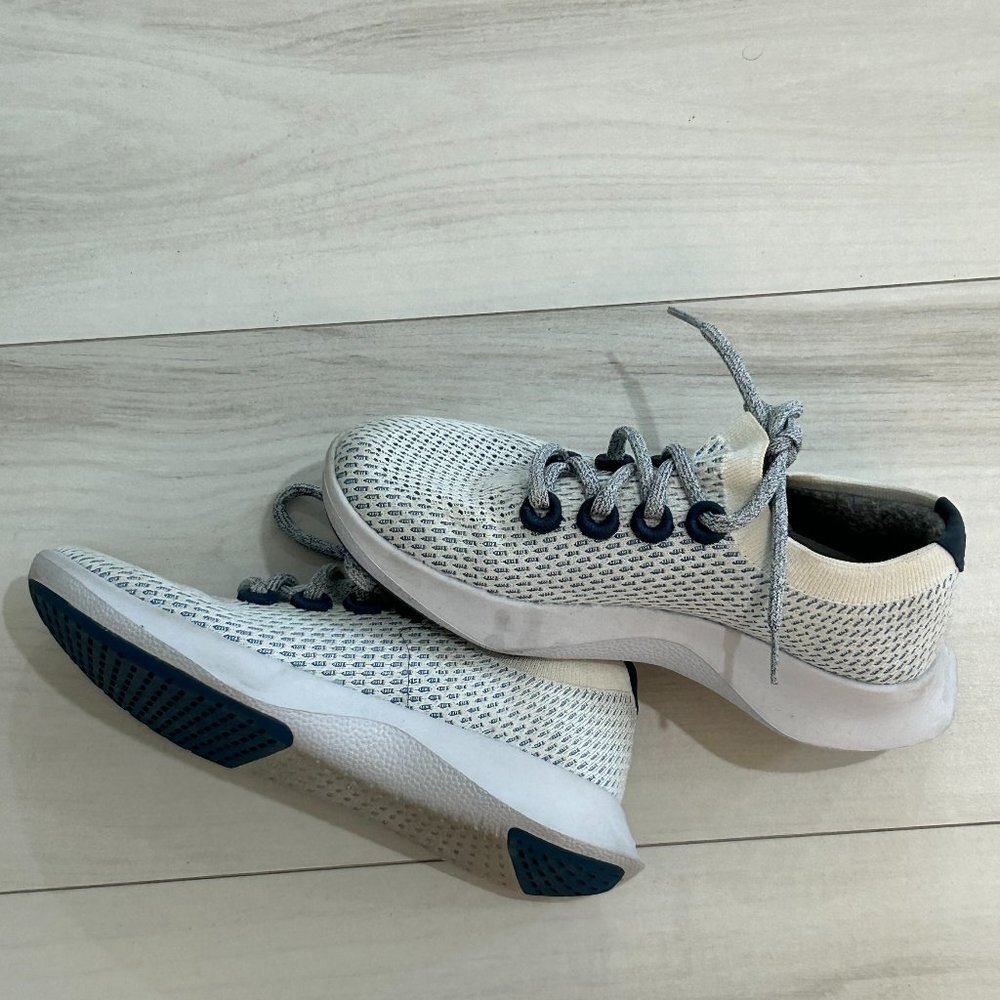 Womens Tree Dashers Sneakers Geyser Light Blue Sole 7 Excellent Condition